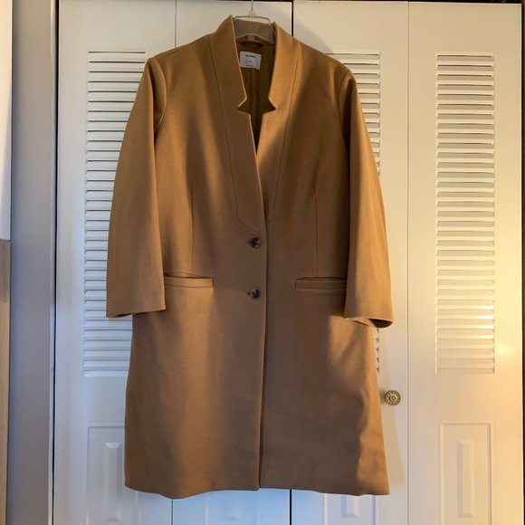 Old Navy Oversized Soft-Brushed Coat for Women - Picture 7 of 8